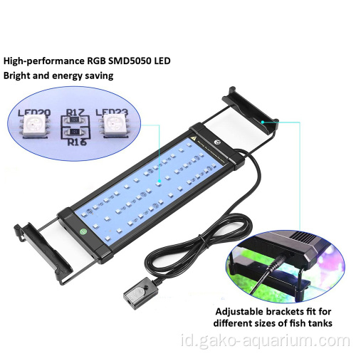 Lampu Tangki Ikan Aquarium Remote Control